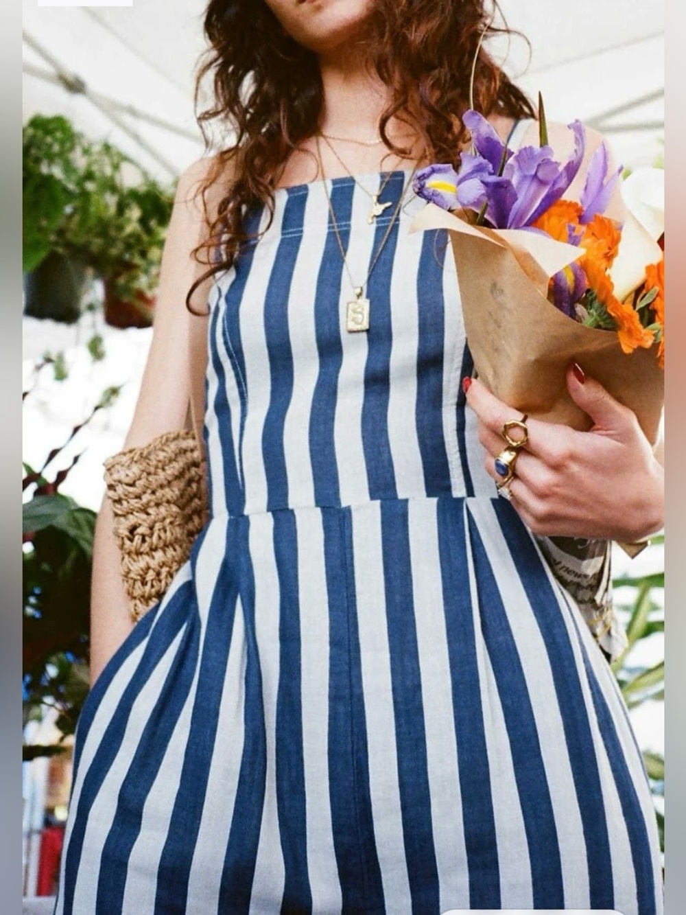 Brixton Mykonos Stripe Jumpsuit